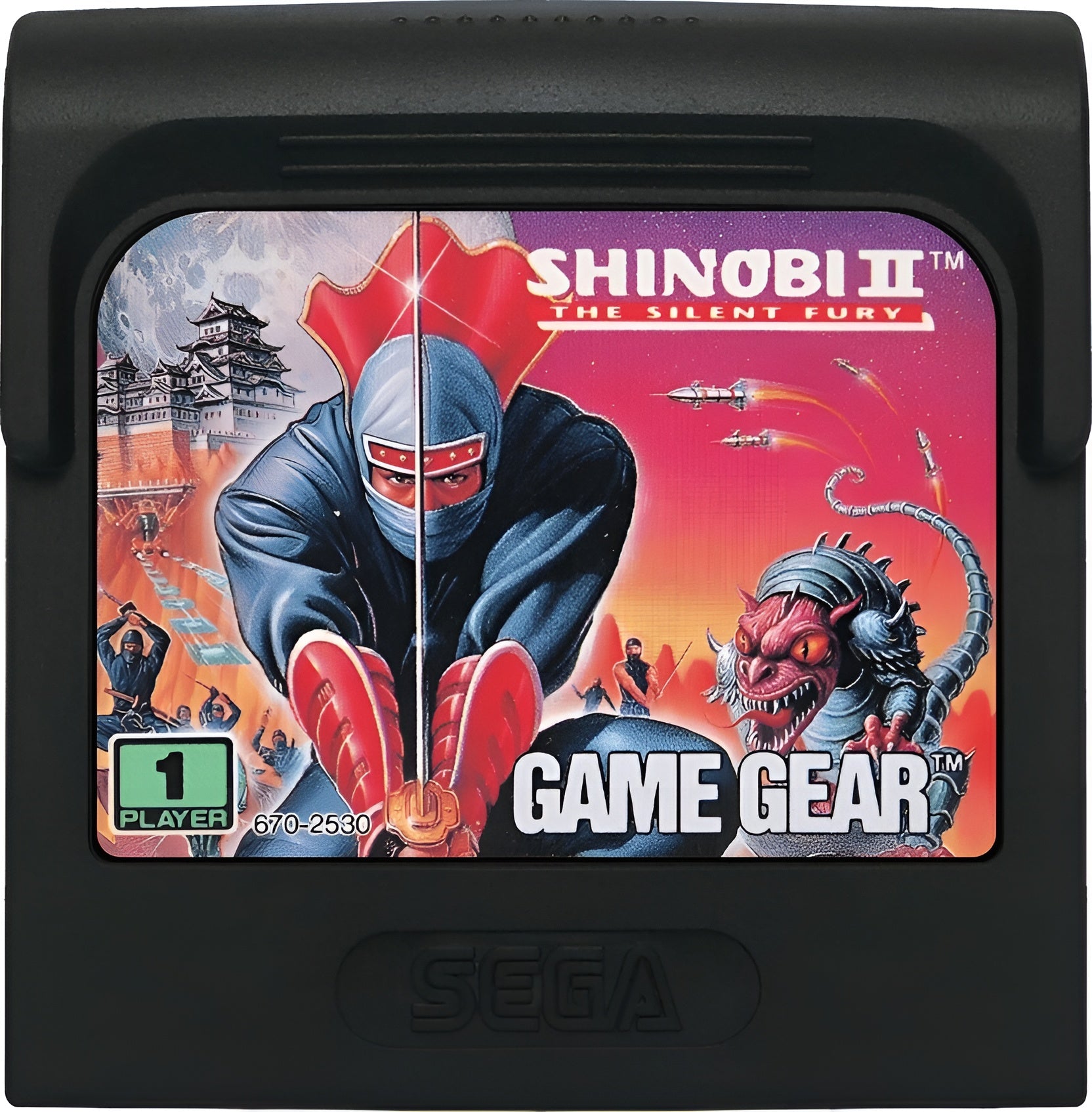 Shinobi II: The Silent Fury GameGear - Video Game - Used - CaveGamers - Image 3