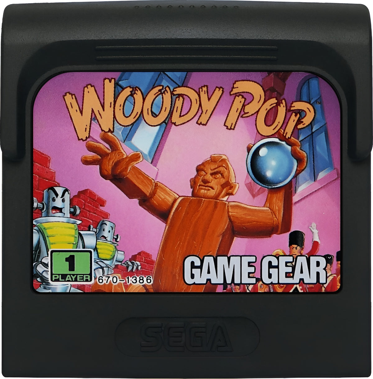 Woody Pop GameGear - Video Game - Used - CaveGamers - Image 3