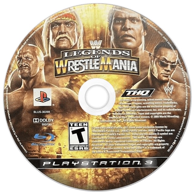 WWE Legends of WrestleMania PS3 - Video Game - Used - CaveGamers - Image 3