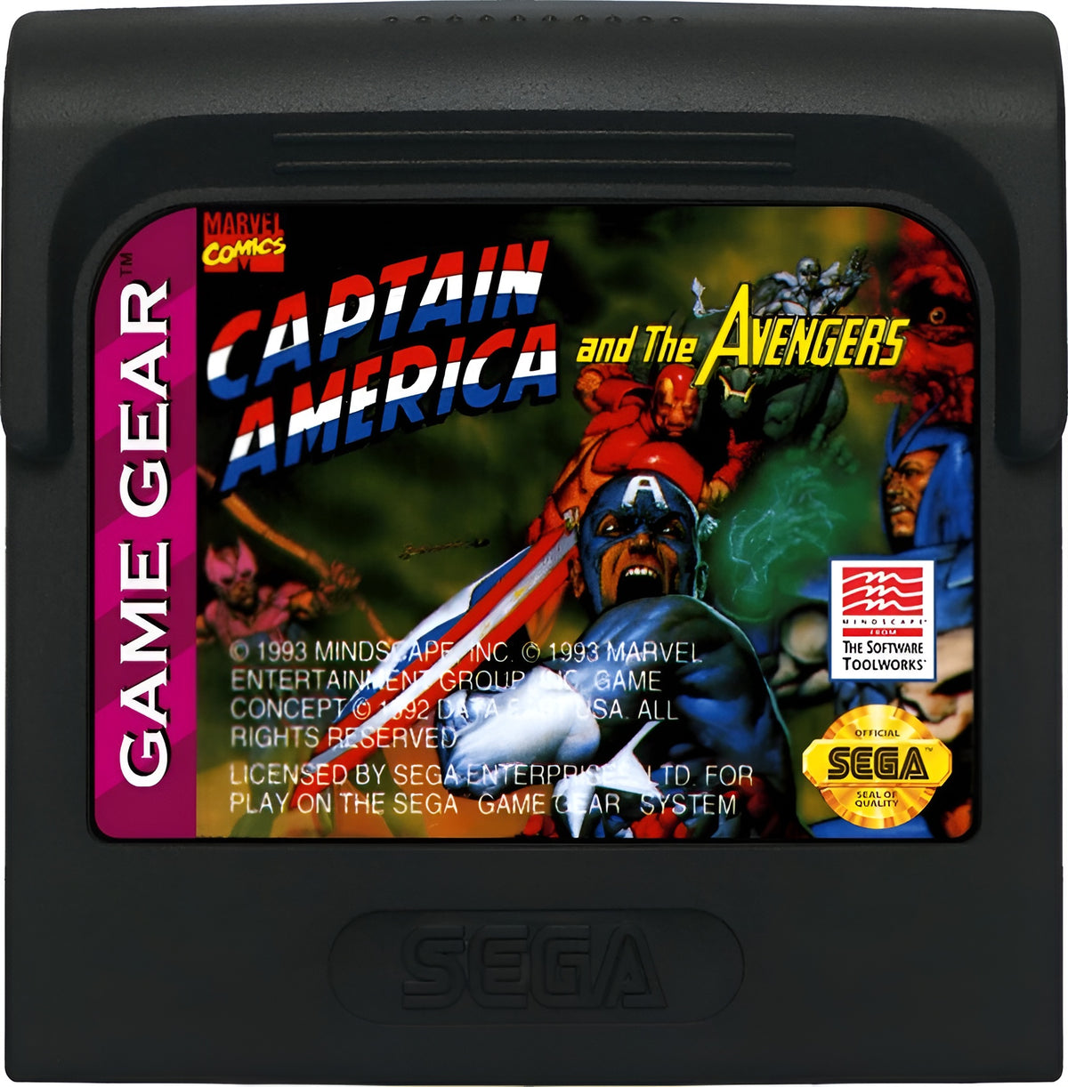 Captain America and the Avengers GameGear - Video Game - Used - CaveGamers - Image 3