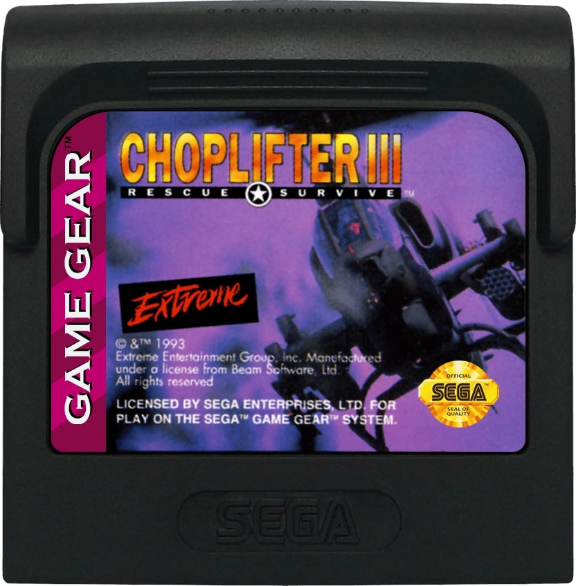 Choplifter III GameGear - Video Game - Used - CaveGamers - Image 3