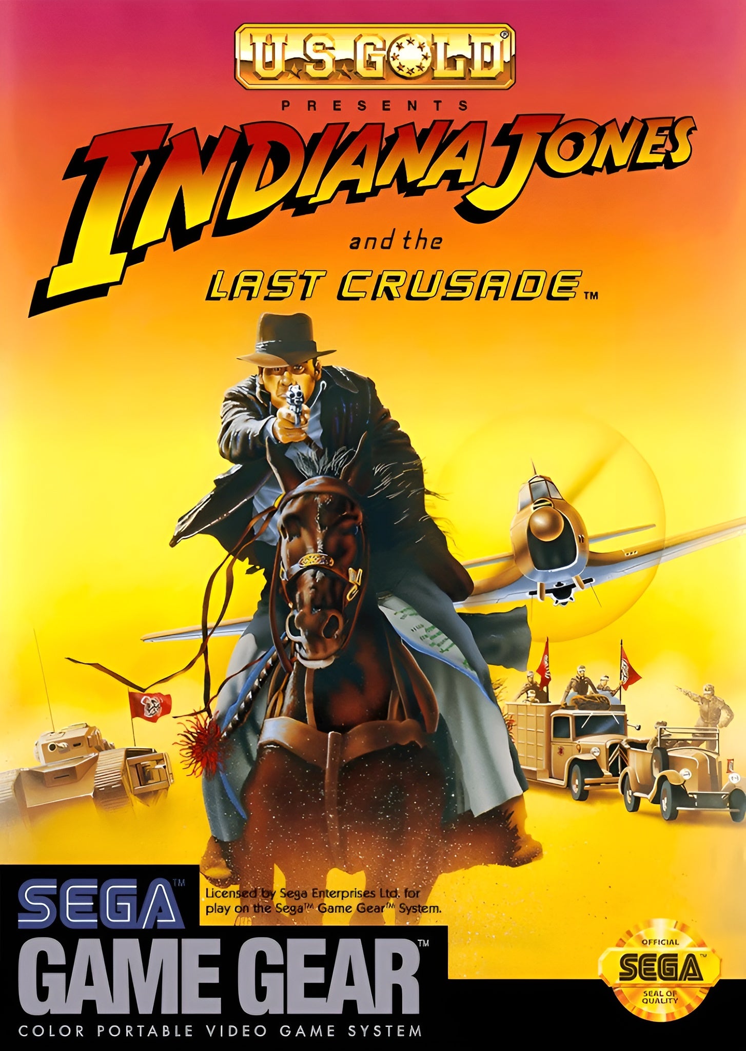 Indiana Jones and the Last Crusade GameGear - Video Game - Used - CaveGamers