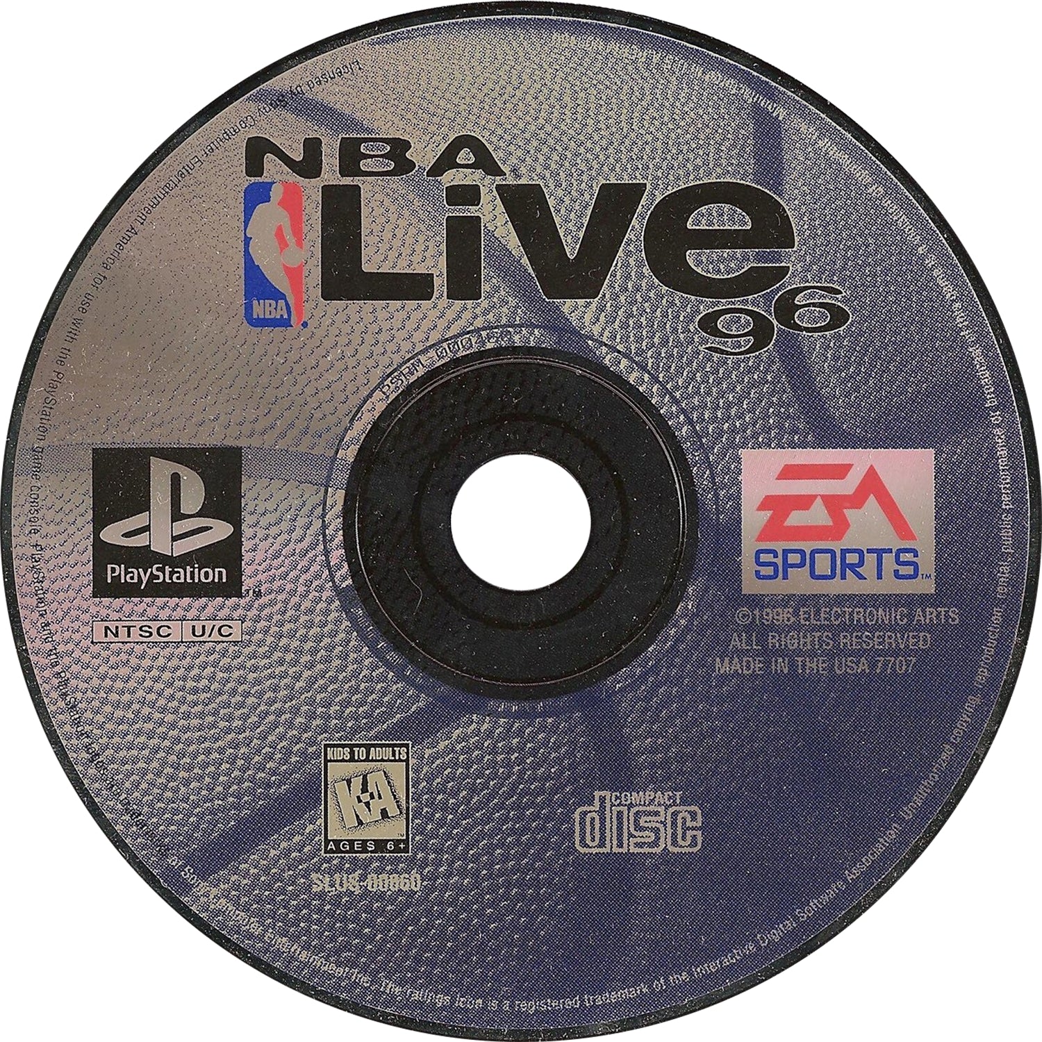 NBA Live '96 Playstation - Video Game - Used - CaveGamers - Image 3