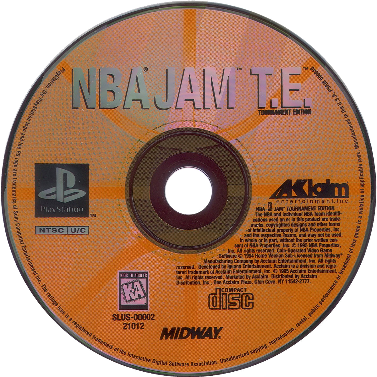 NBA Jam Tournament Edition Playstation - Video Game - Used - CaveGamers - Image 3