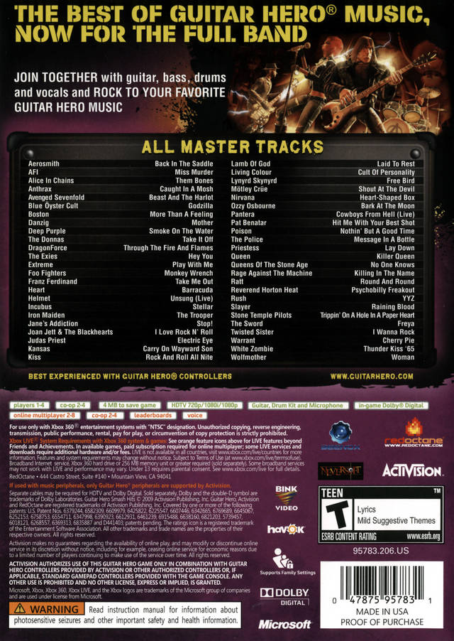 Guitar Hero Smash Hits