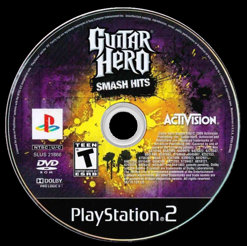 Guitar Hero Smash Hits PS2 - Video Game - Used - CaveGamers - Image 3