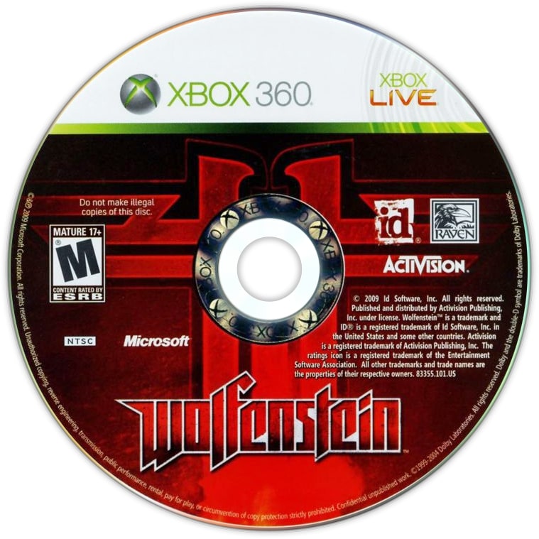 Wolfenstein Xbox 360 - Video Game - Used - CaveGamers - Image 3