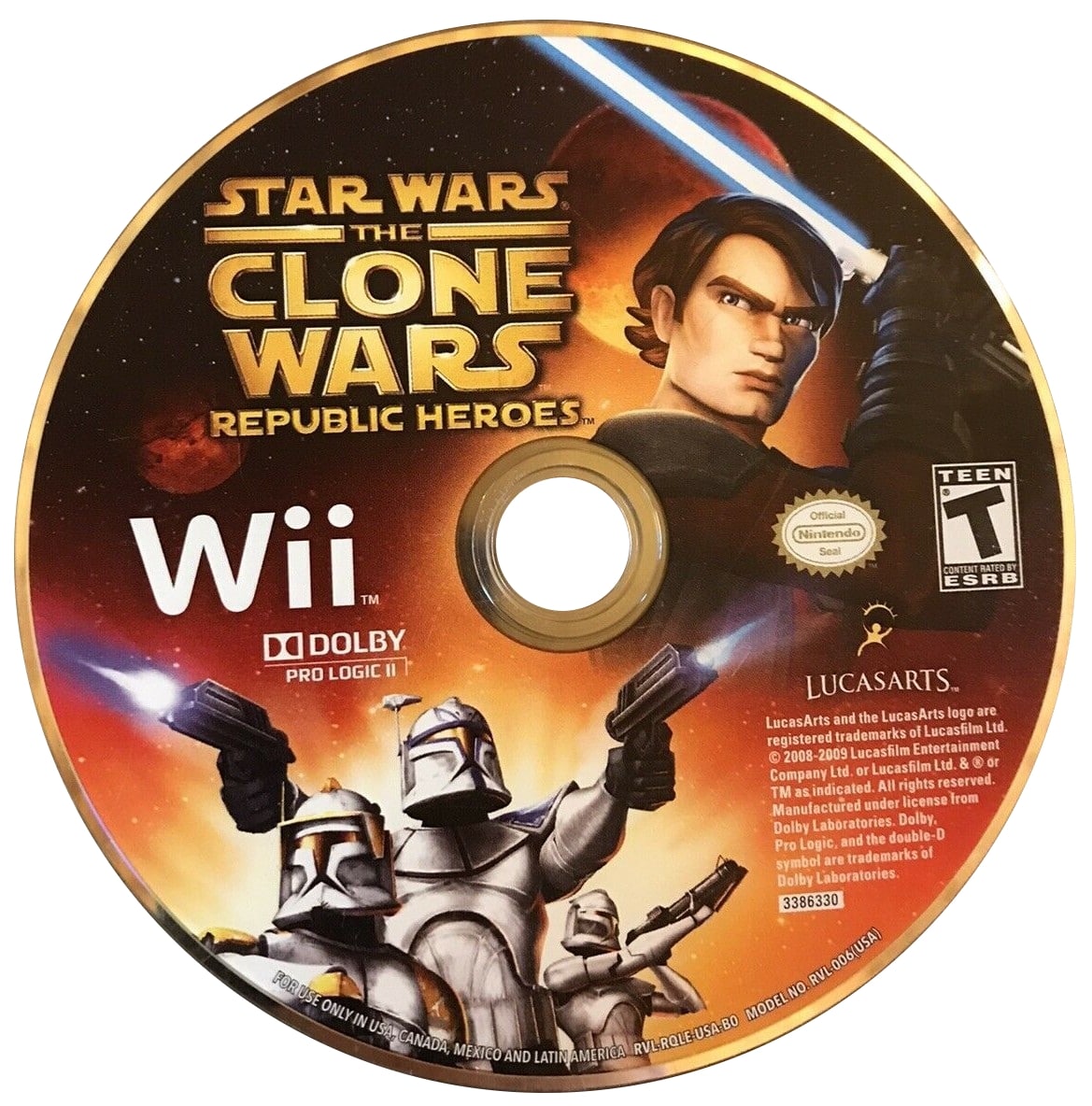 Star Wars the Clone Wars: Republic Heroes Wii - Video Game - Used - CaveGamers - Image 3