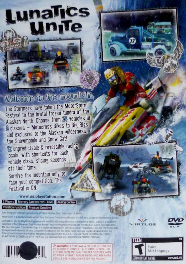 MotorStorm: Arctic Edge PS2 - Video Game - Used - CaveGamers - Image 2