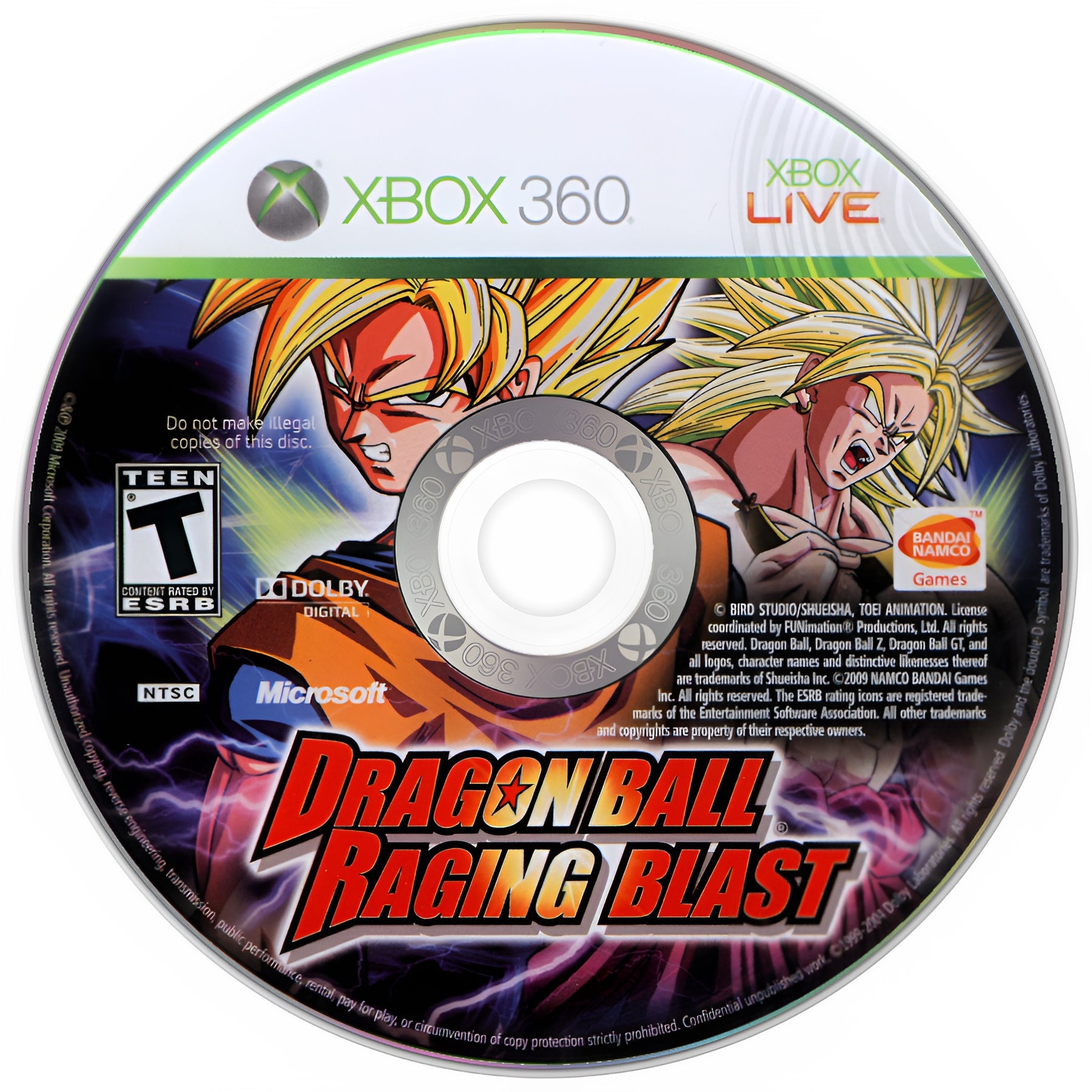 Dragon Ball: Raging Blast Xbox 360 - Video Game - Used - CaveGamers - Image 3