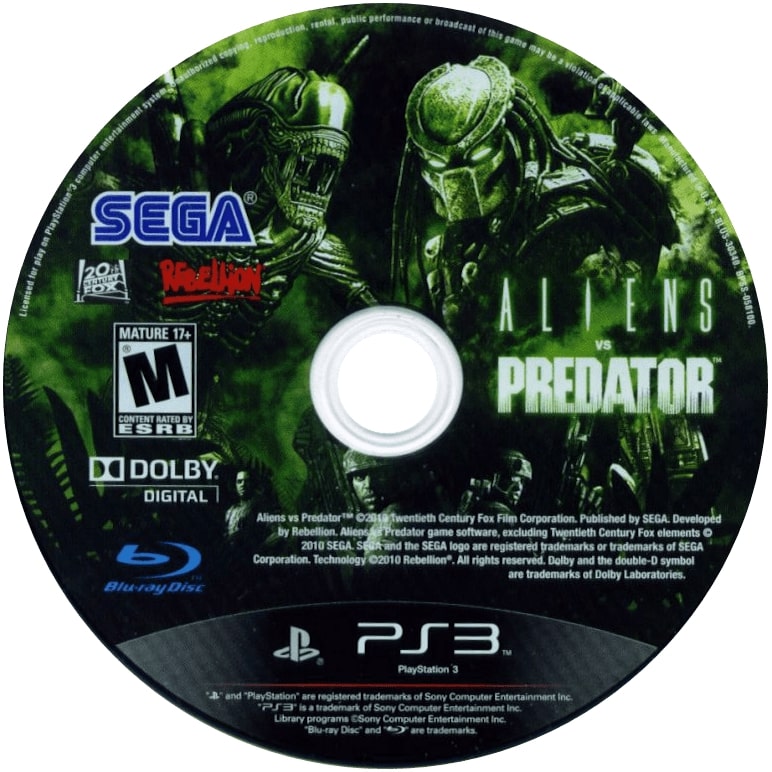 Aliens vs. Predator PS3 - Video Game - Used - CaveGamers - Image 3