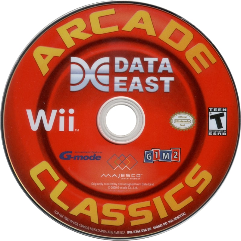 Data East Arcade Classics Wii - Video Game - Used - CaveGamers - Image 3