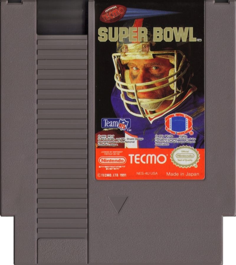 Tecmo Super Bowl NES - Video Game - Used - CaveGamers - Image 3