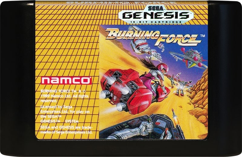 Burning Force Genesis - Video Game - Used - CaveGamers - Image 3