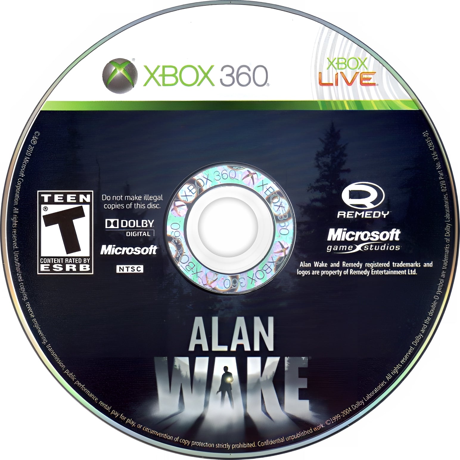 Alan Wake Xbox 360 - Video Game - Used - CaveGamers - Image 3