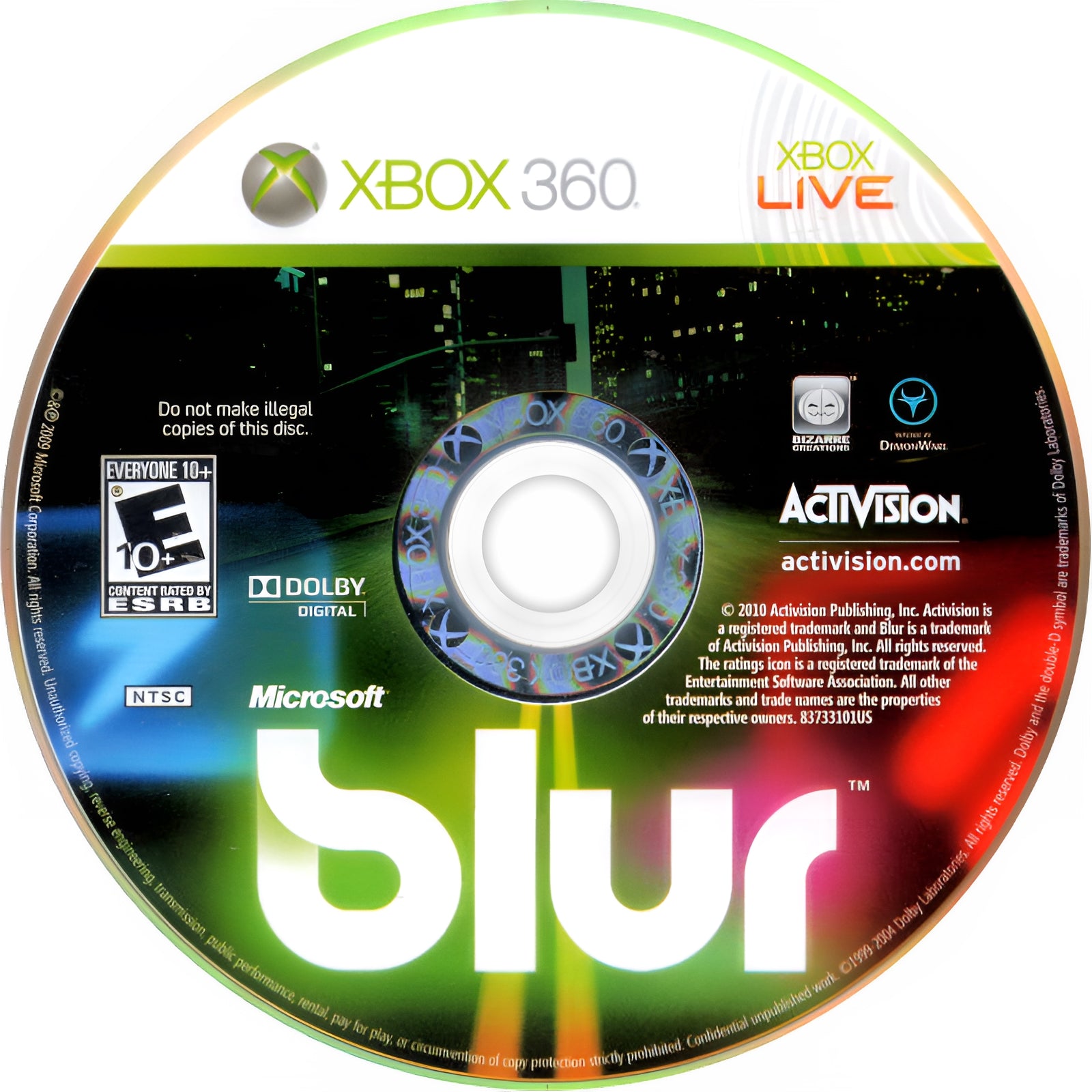 Blur Xbox 360 - Video Game - Used - CaveGamers - Image 3