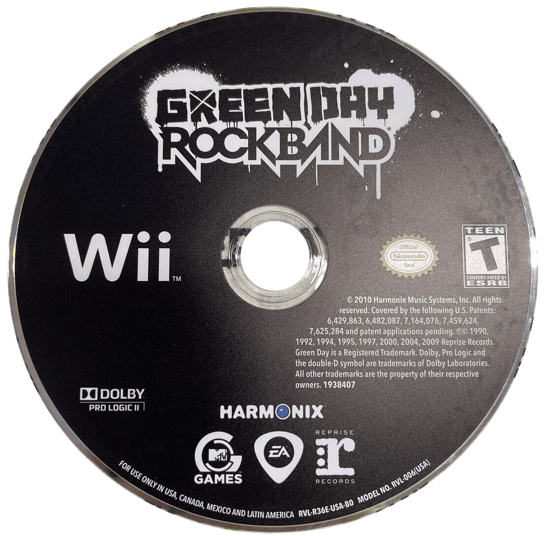 Green Day: Rock Band Wii - Video Game - Used - CaveGamers - Image 3