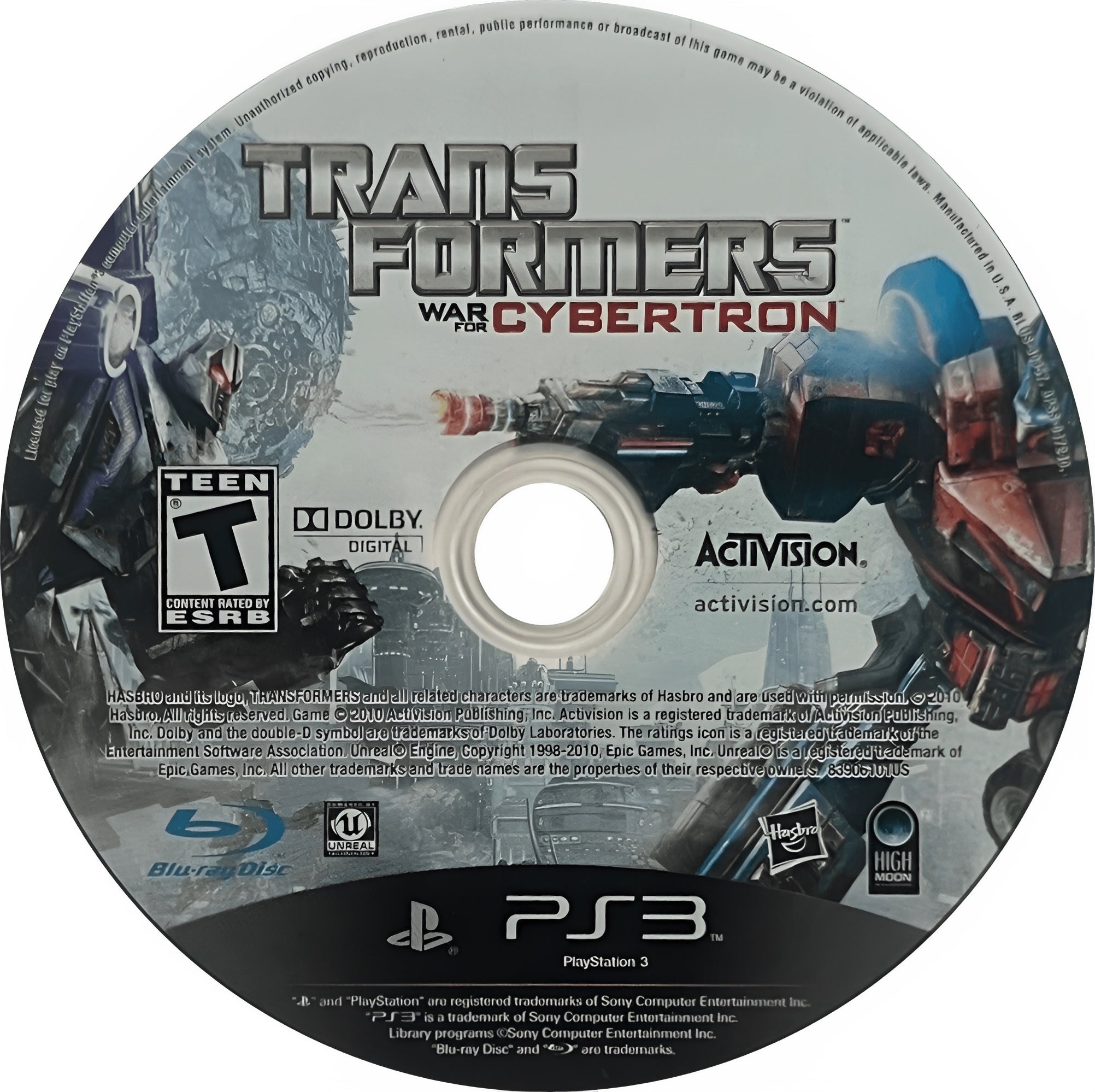 Transformers: War for Cybertron PS3 - Video Game - Used - CaveGamers - Image 3
