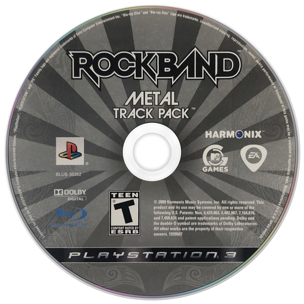 Rock Band Track Pack: Metal PS3 - Video Game - Used - CaveGamers - Image 3