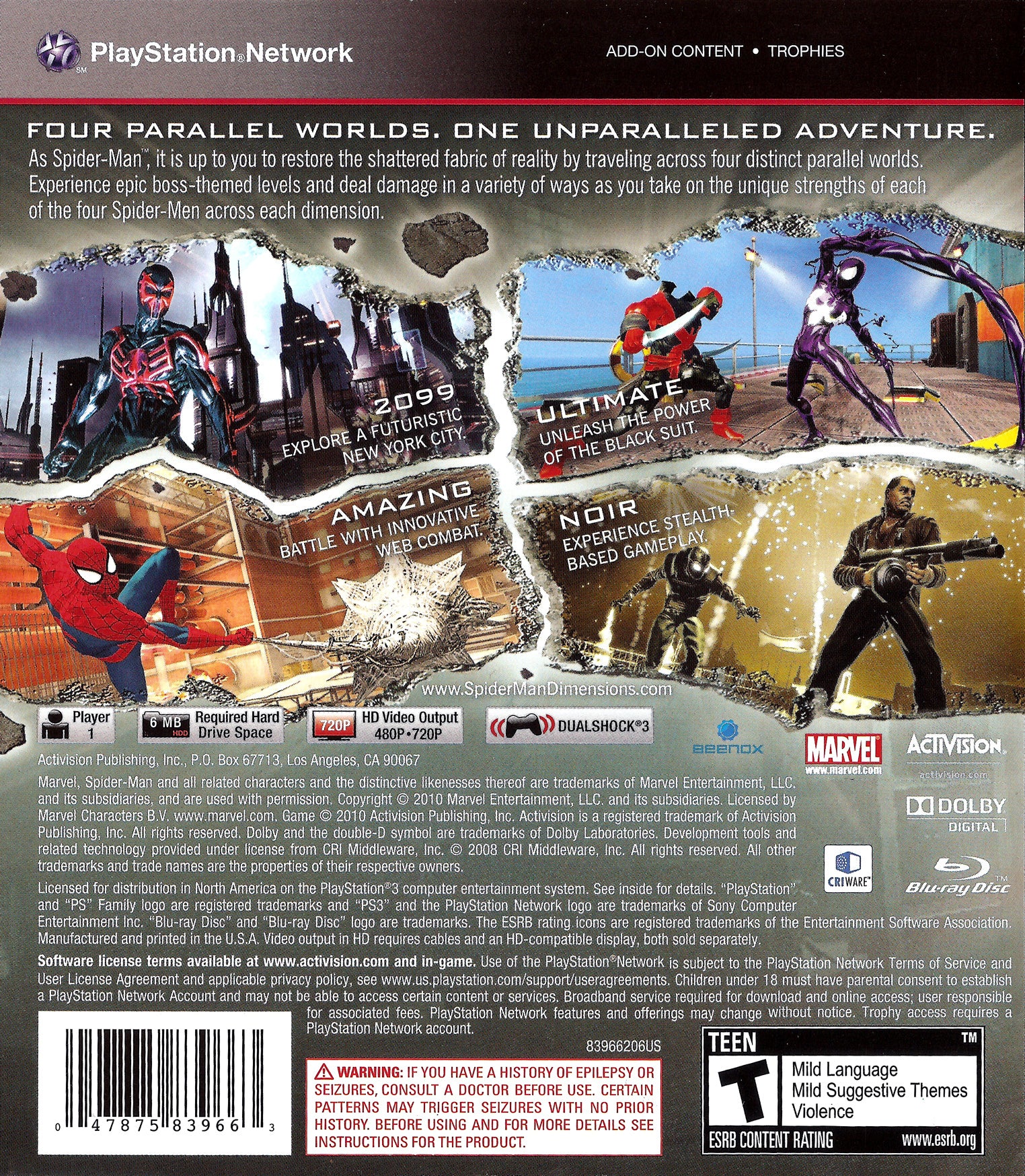 Spider-Man: Shattered Dimensions