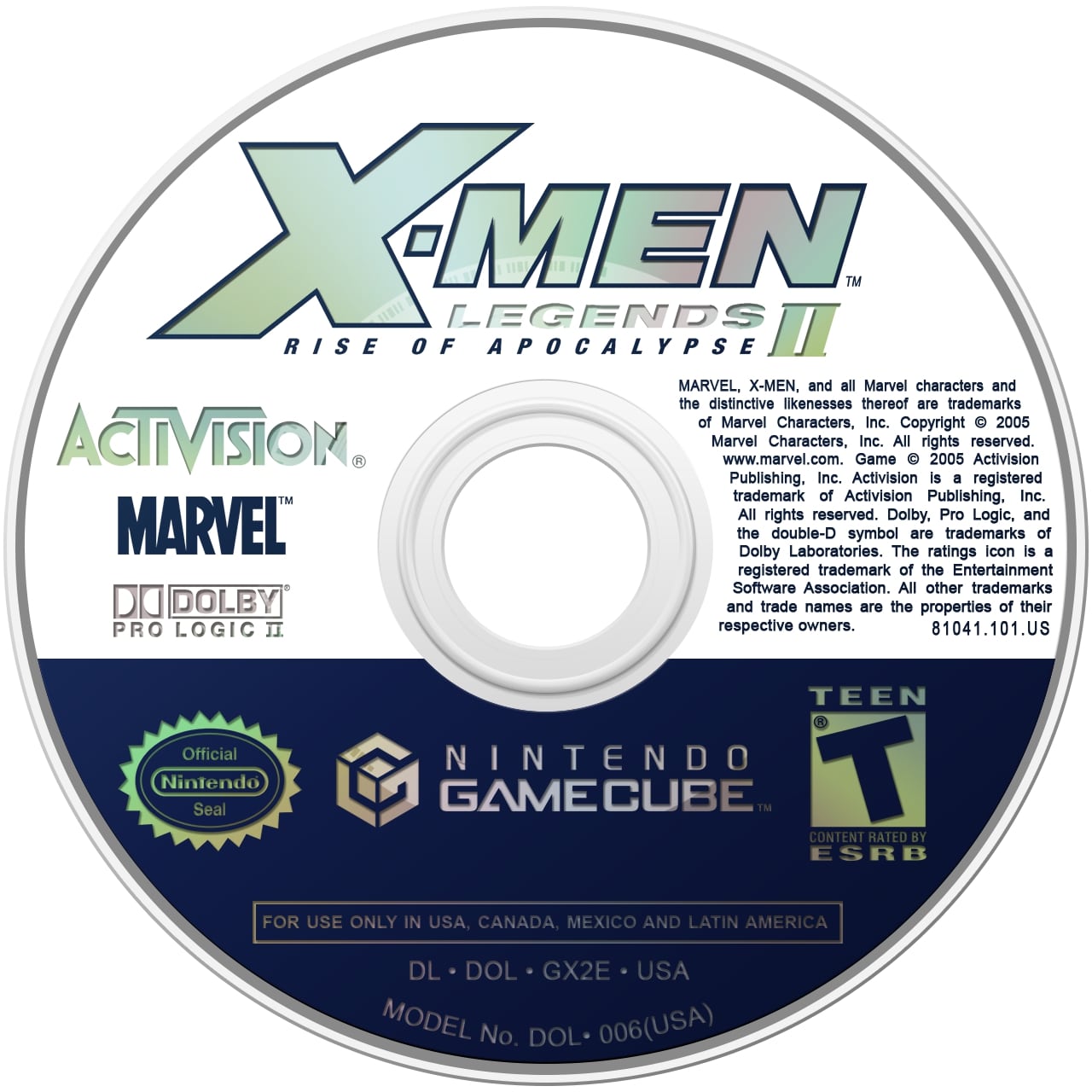 X-Men Legends II: Rise of the Apocalypse GameCube - Video Game - Used - CaveGamers - Image 3