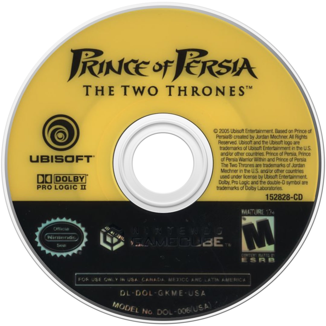 Prince of Persia The Two Thrones GameCube - Video Game - Used - CaveGamers - Image 3