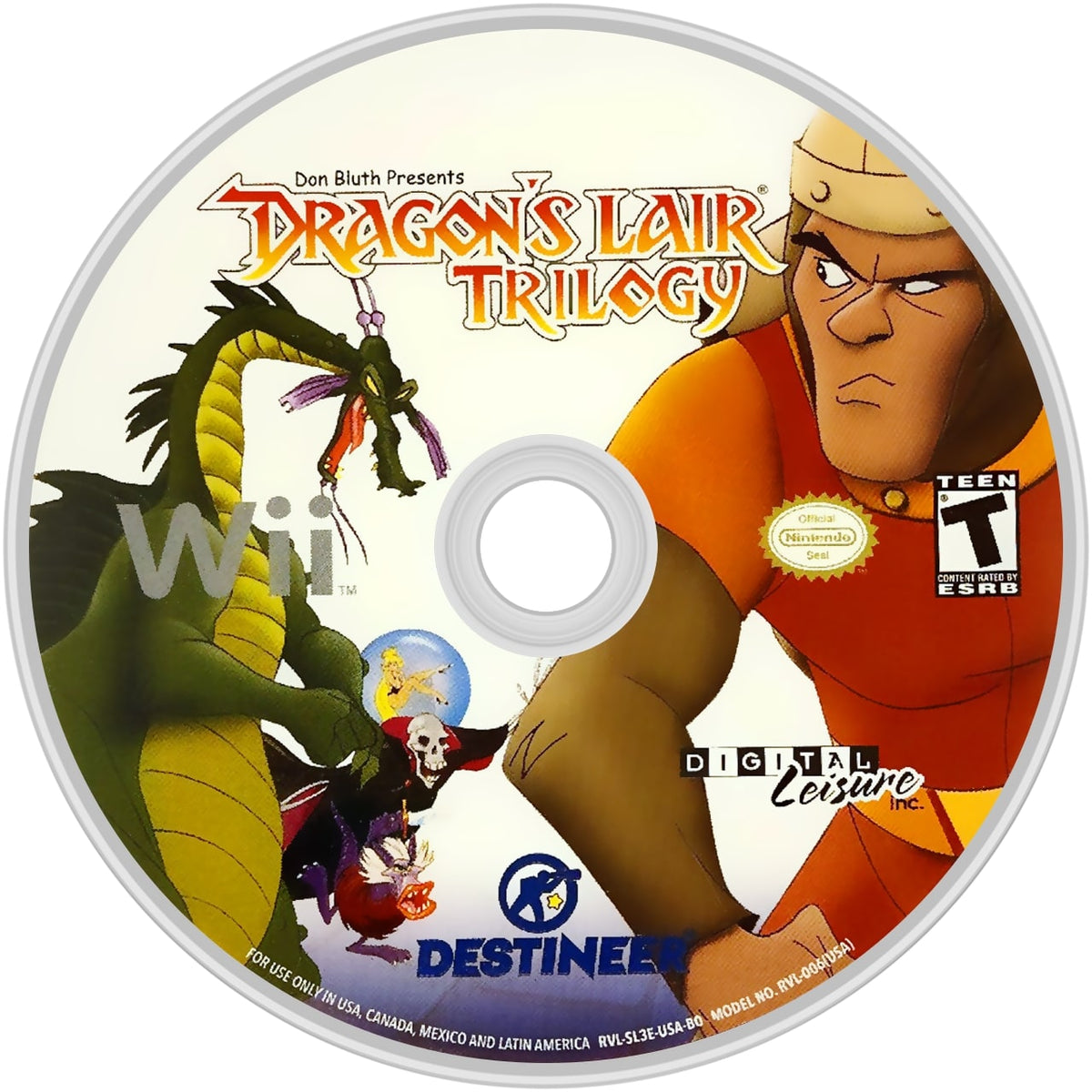 Dragon's Lair Trilogy Wii - Video Game - Used - CaveGamers - Image 3