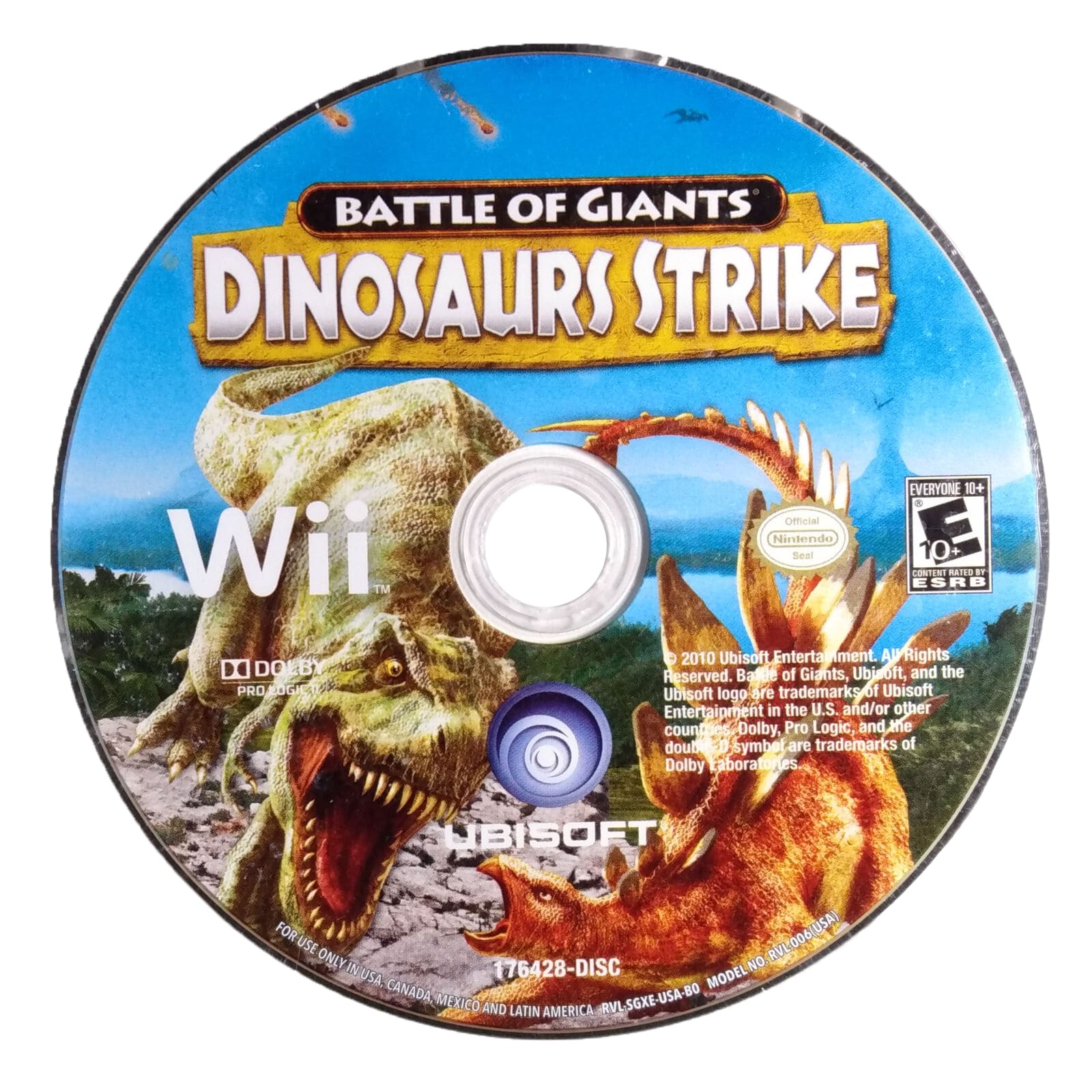 Battle of Giants: Dinosaurs Strike Wii - Video Game - Used - CaveGamers - Image 3