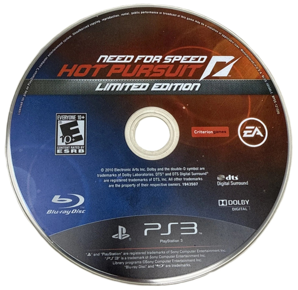 Need For Speed: Hot Pursuit Limited Edition PS3 - Video Game - Used - CaveGamers - Image 3