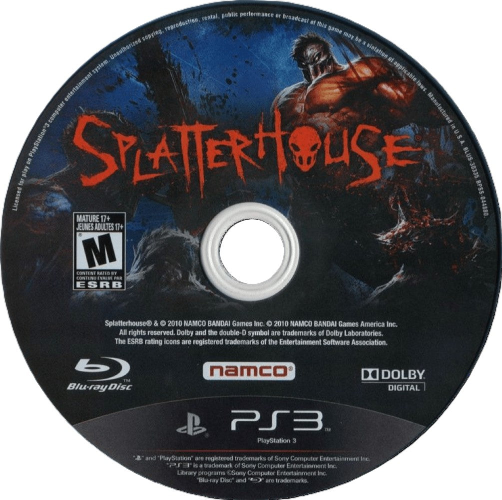 Splatterhouse PS3 - Video Game - Used - CaveGamers - Image 3