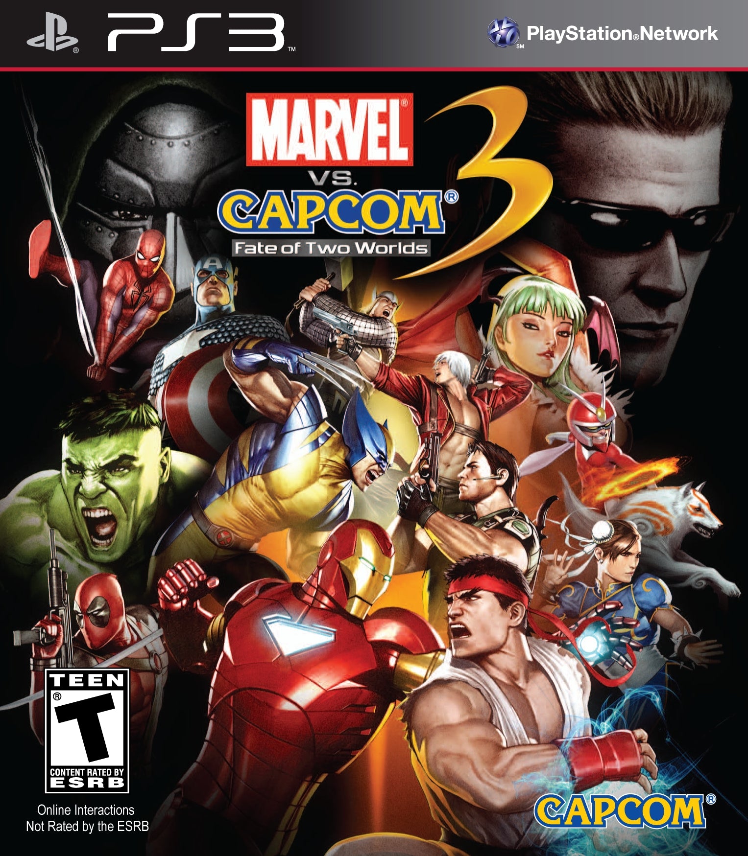 Marvel Vs. Capcom 3: Fate of Two Worlds PS3 - Video Game - Used - CaveGamers