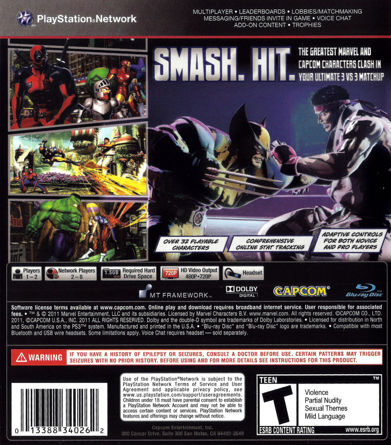 Marvel Vs. Capcom 3: Fate of Two Worlds
