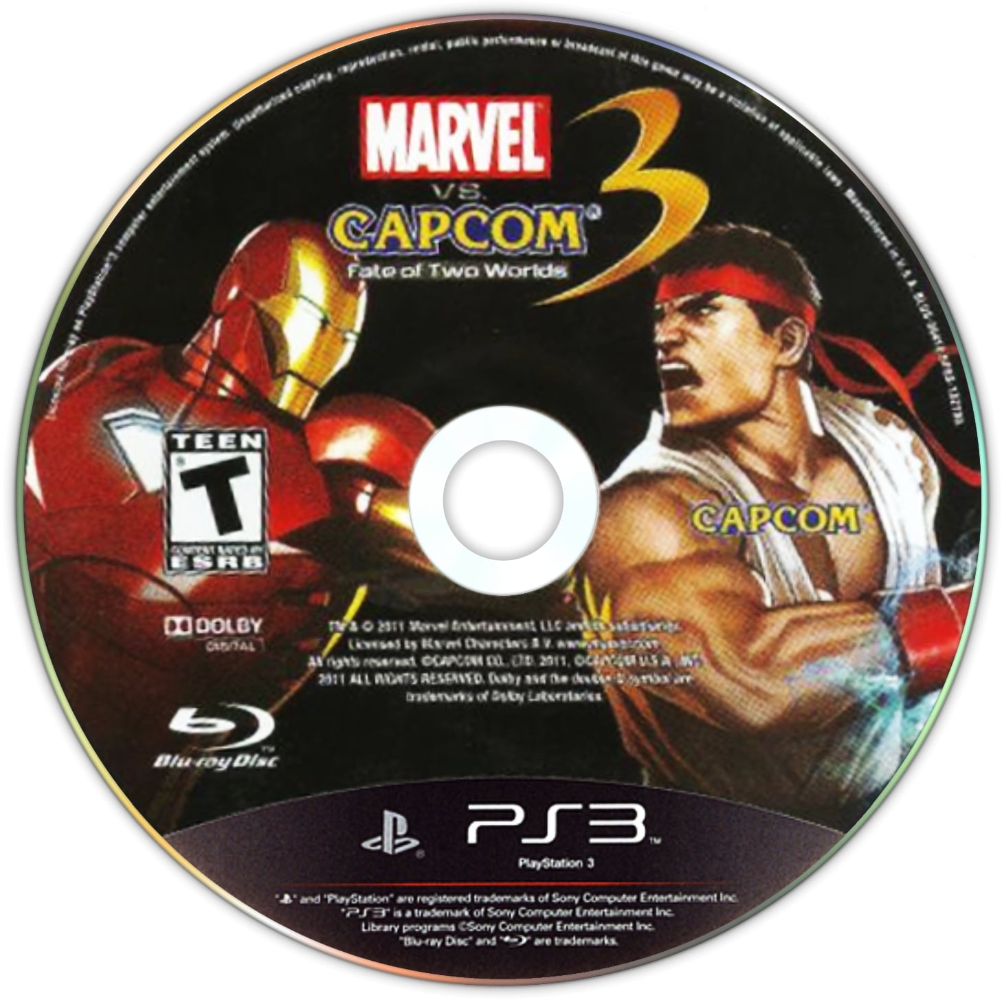 Marvel Vs. Capcom 3: Fate of Two Worlds PS3 - Video Game - Used - CaveGamers - Image 3