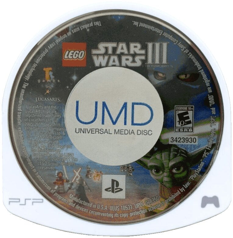 LEGO Star Wars III: The Clone Wars PSP - Video Game - Used - CaveGamers - Image 3