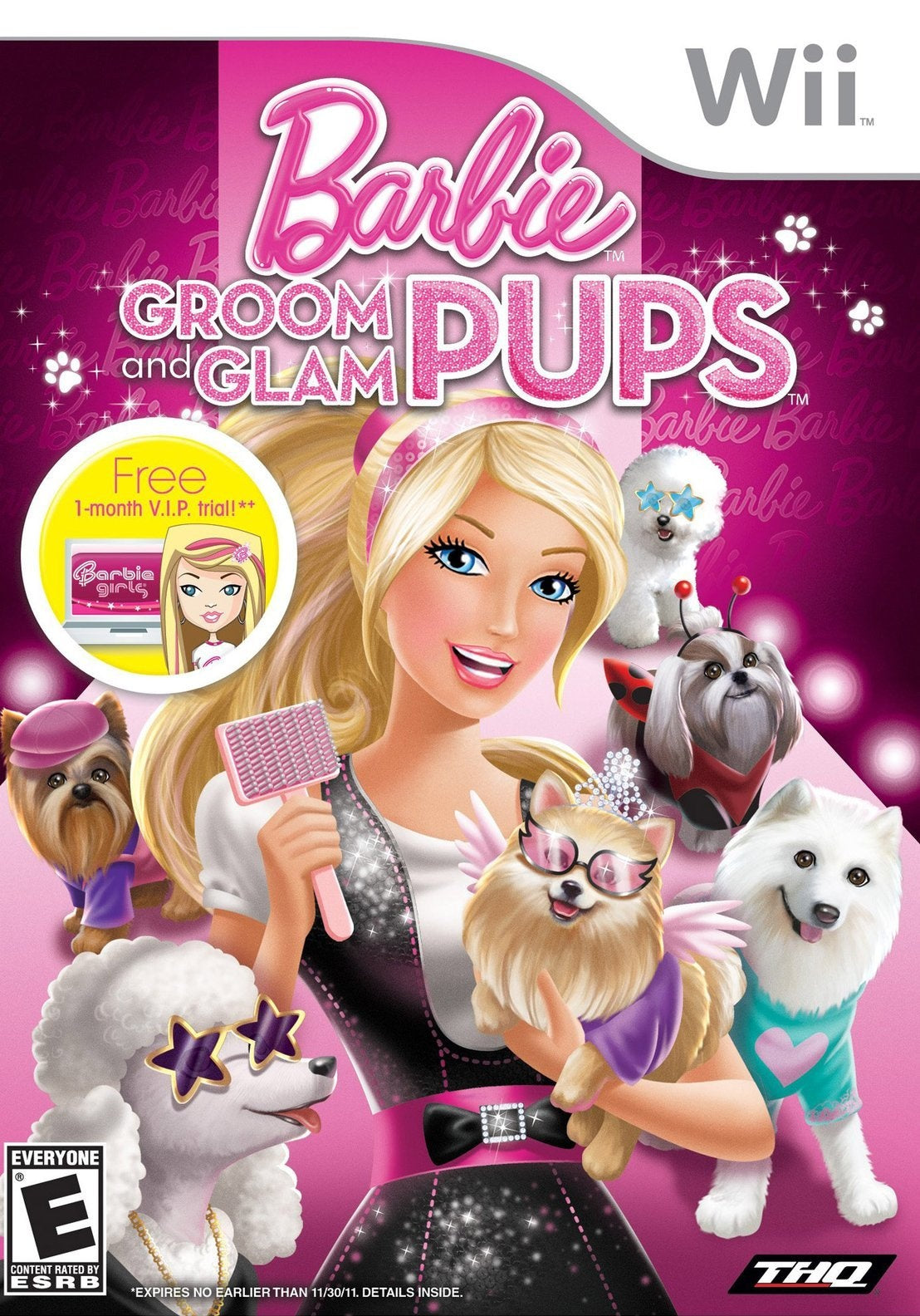 Barbie: Groom and Glam Pups Wii - Video Game - Used - CaveGamers