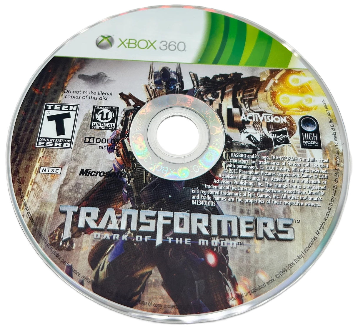 Transformers: Dark of the Moon Xbox 360 - Video Game - Used - CaveGamers - Image 3