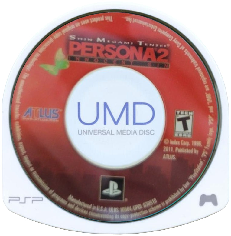 Shin Megami Tensei: Persona 2: Innocent Sin PSP - Video Game - Used - CaveGamers - Image 3