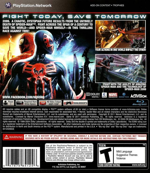 Spiderman: Edge of Time
