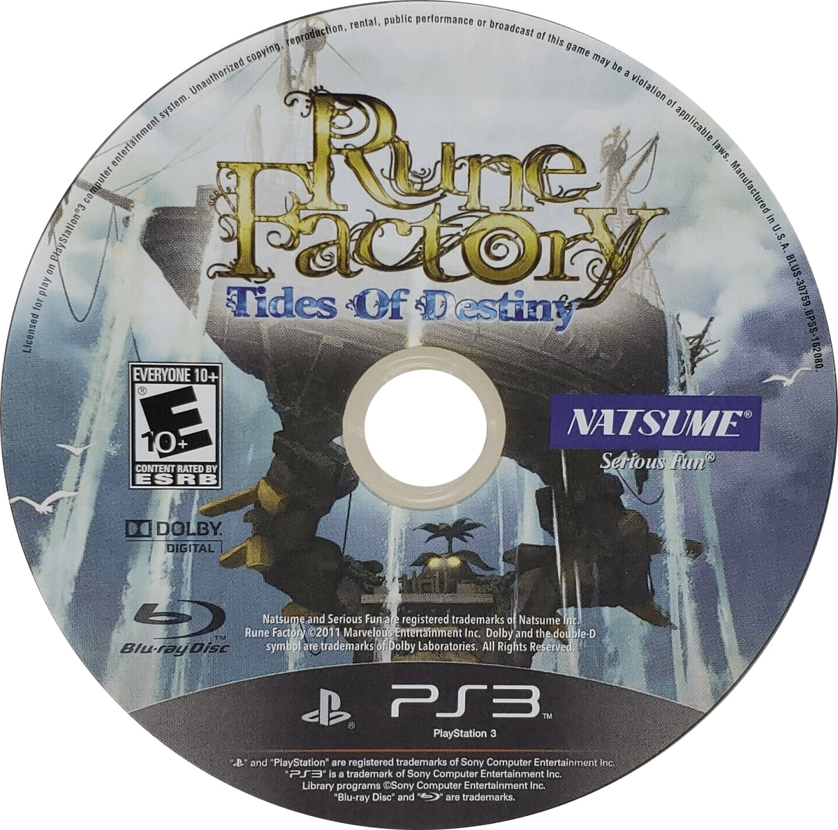 Rune Factory: Tides of Destiny PS3 - Video Game - Used - CaveGamers - Image 3