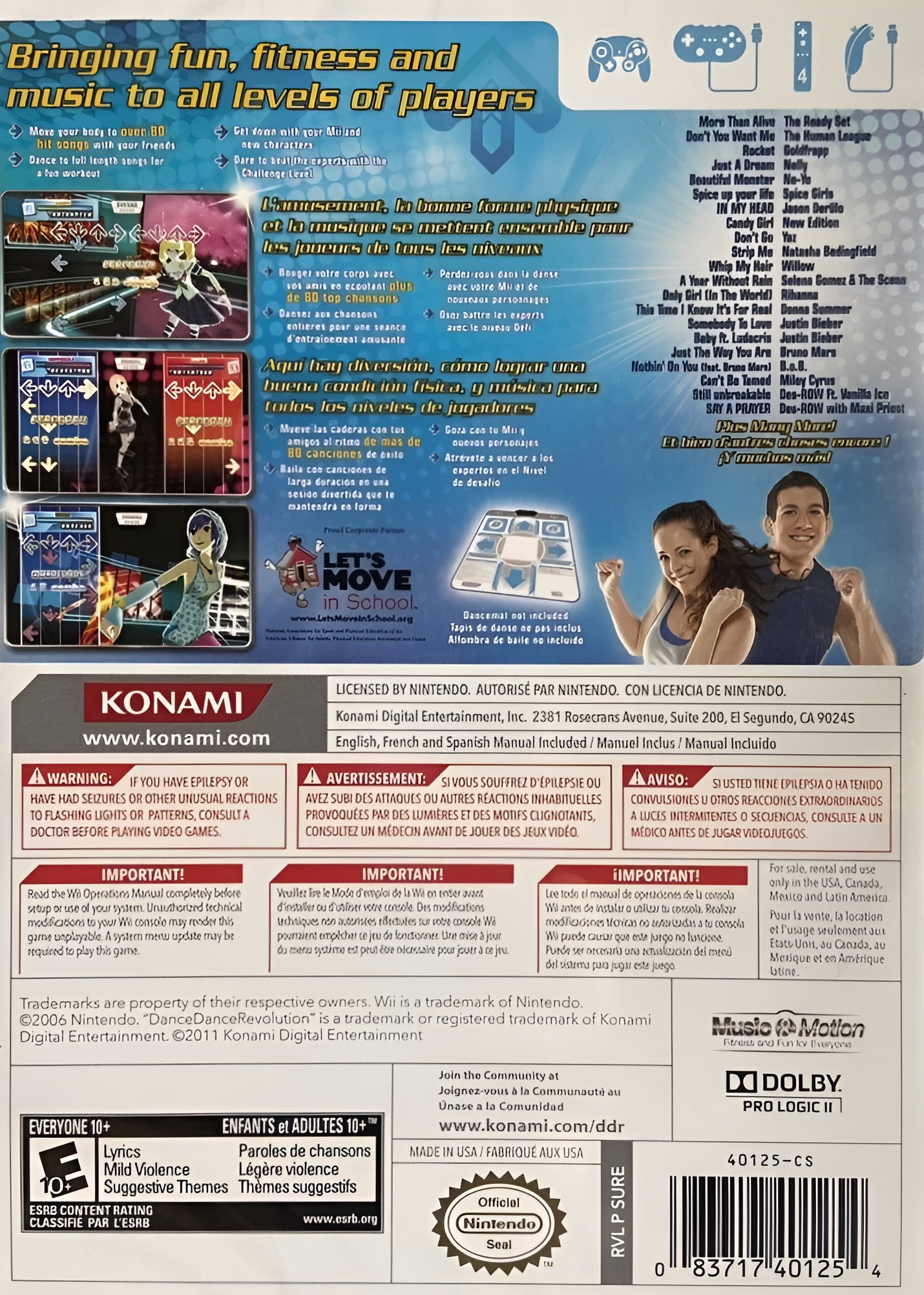 Dance Dance Revolution II Wii - Video Game - Used - CaveGamers - Image 2