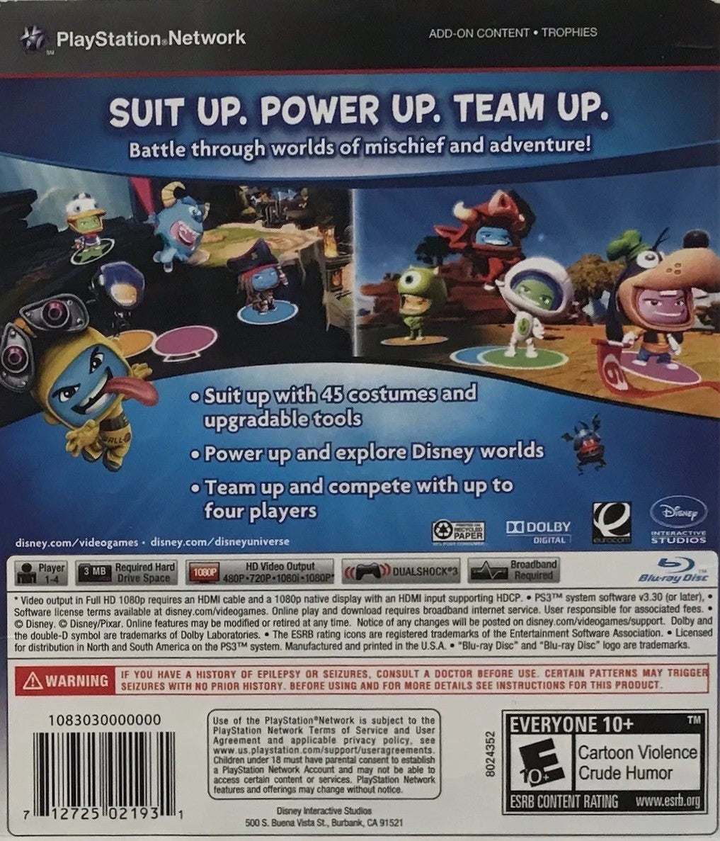 Disney Universe PS3 - Video Game - Used - CaveGamers - Image 2