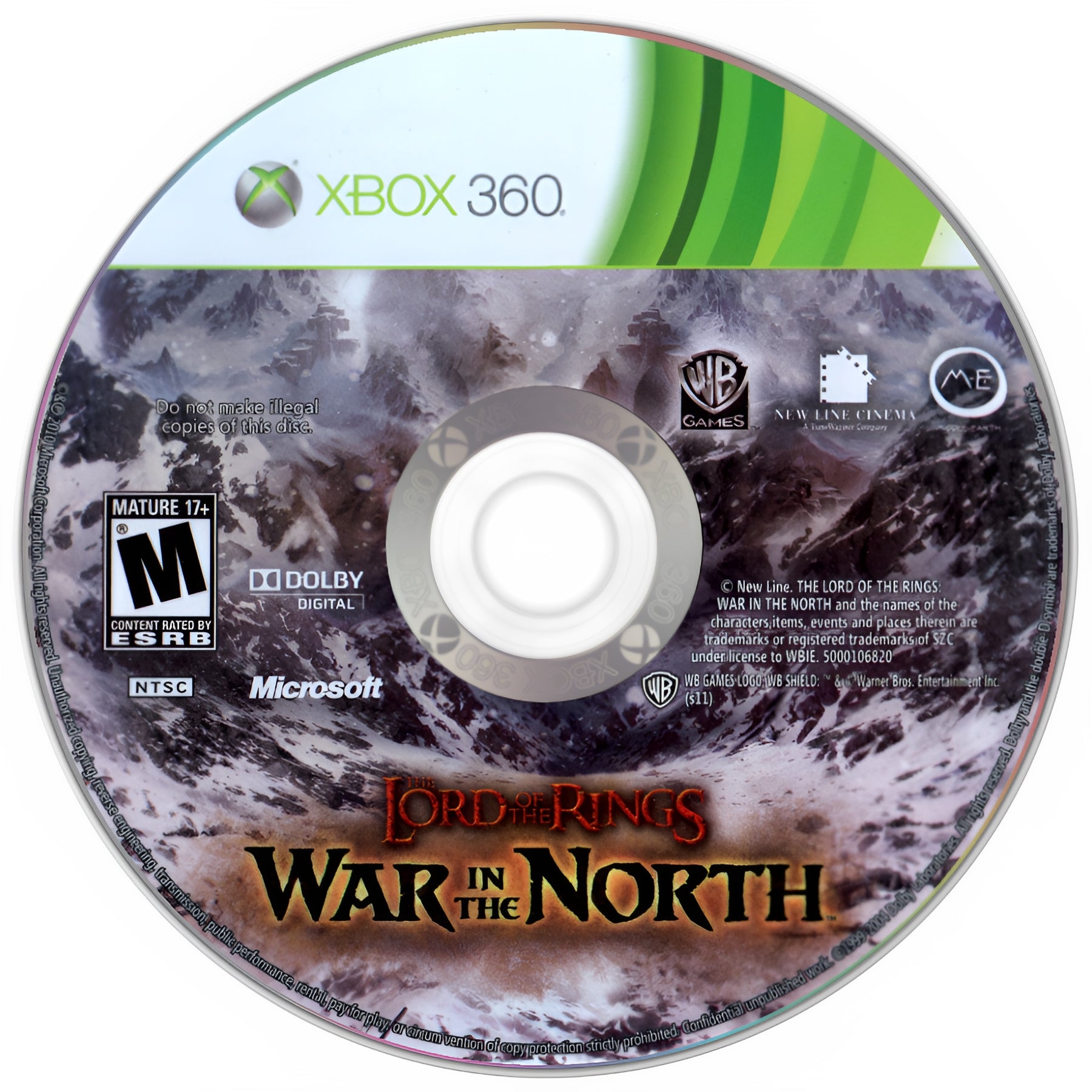 The Lord of the Rings: War in the North Xbox 360 - Video Game - Used - CaveGamers - Image 3