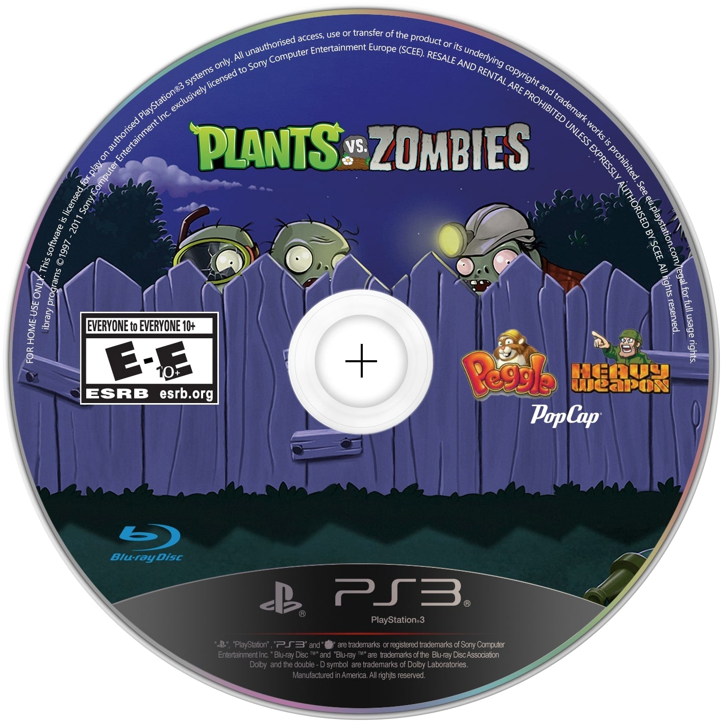 Plants vs. Zombies PS3 - Video Game - Used - CaveGamers - Image 3