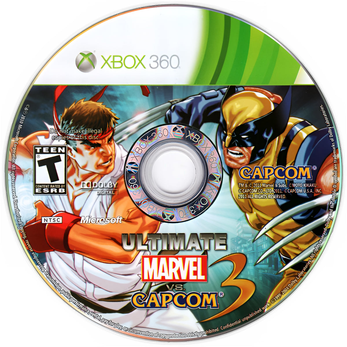 Ultimate Marvel vs Capcom 3 Xbox 360 - Video Game - Used - CaveGamers - Image 3