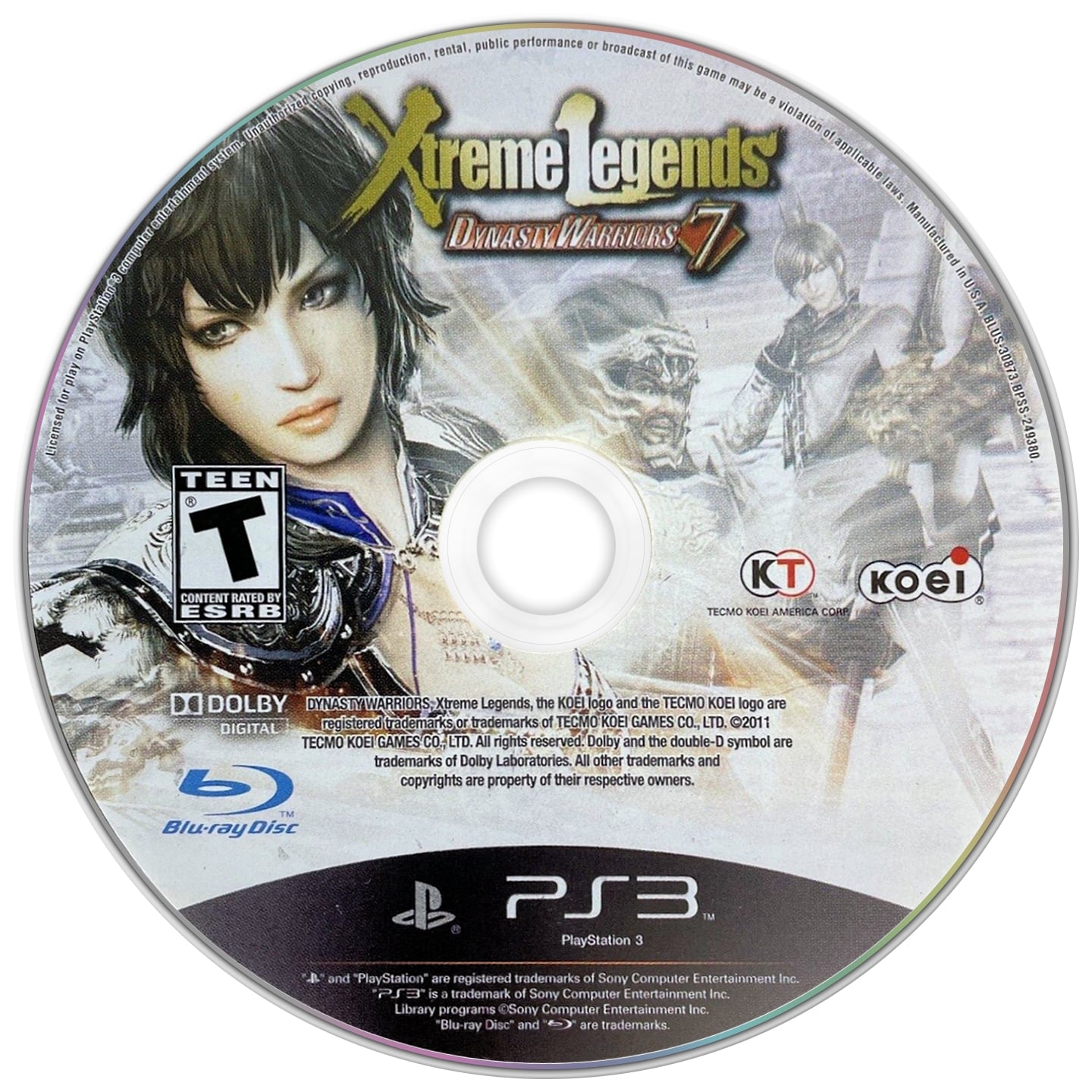 Dynasty Warriors 7: Xtreme Legends PS3 - Video Game - Used - CaveGamers - Image 3
