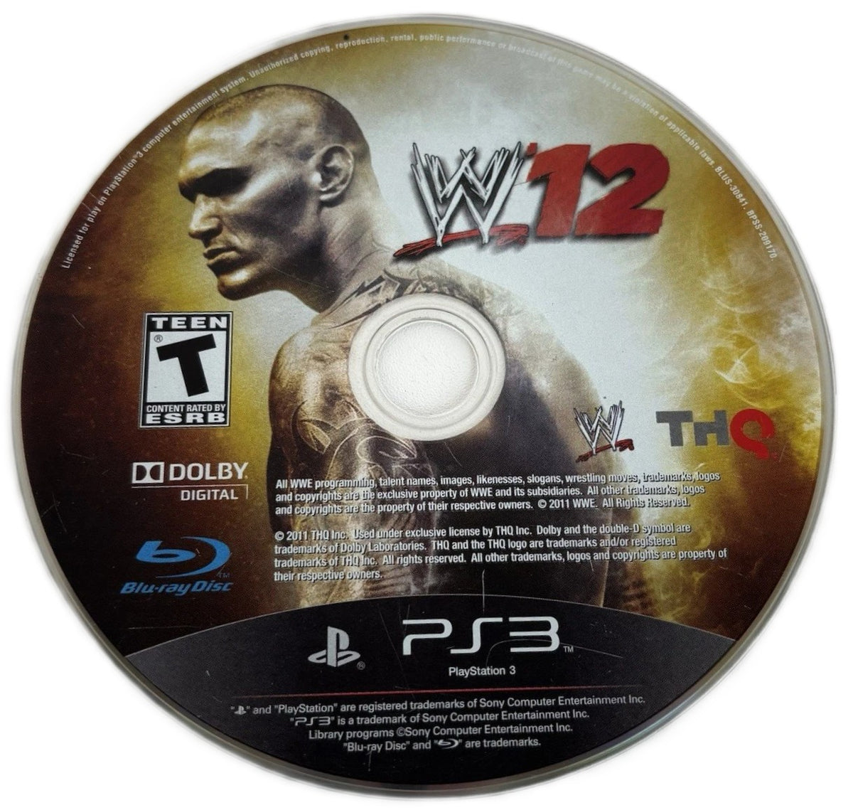 WWE '12 PS3 - Video Game - Used - CaveGamers - Image 3