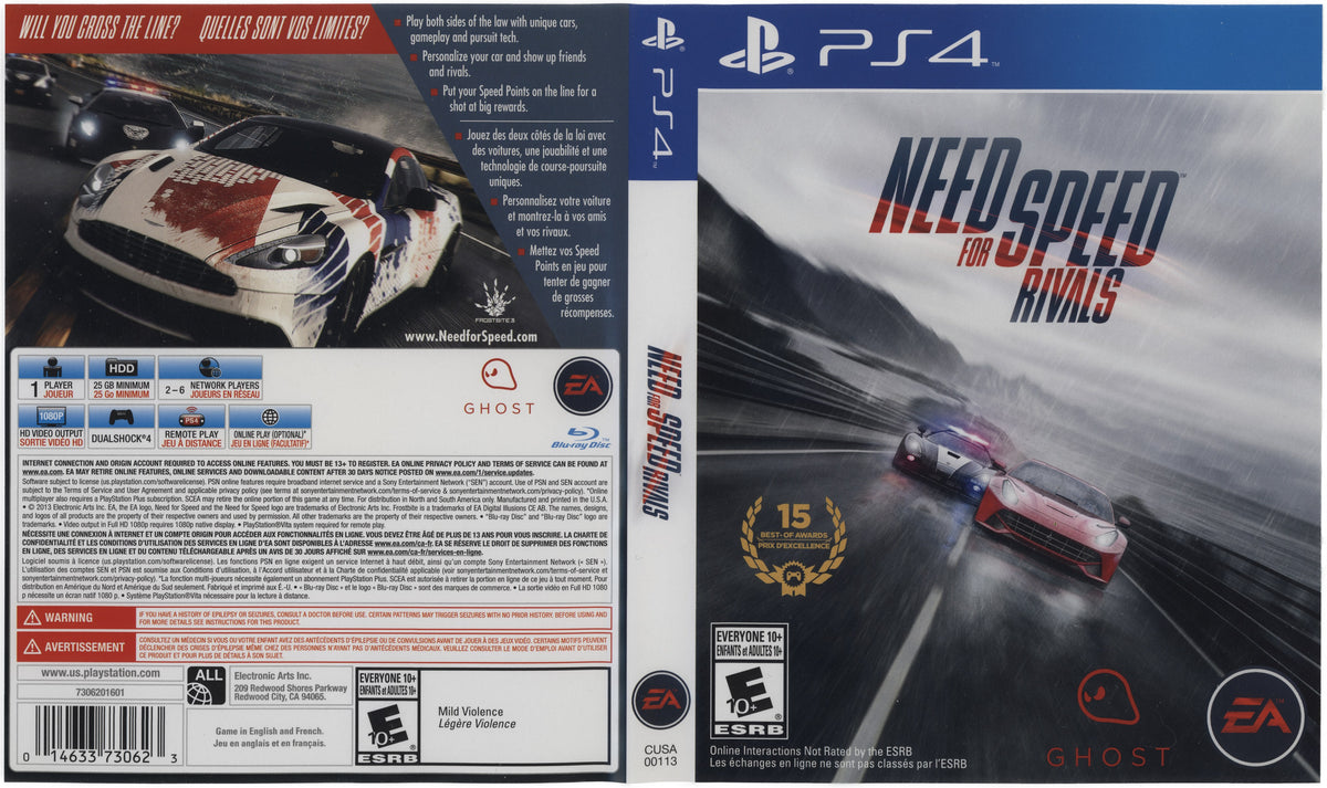 Need for Speed: Rivals PS4 - Video Game - Used - CaveGamers - Image 4