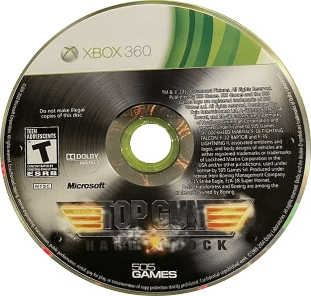 Top Gun Hardlock Xbox 360 - Video Game - Used - CaveGamers - Image 3