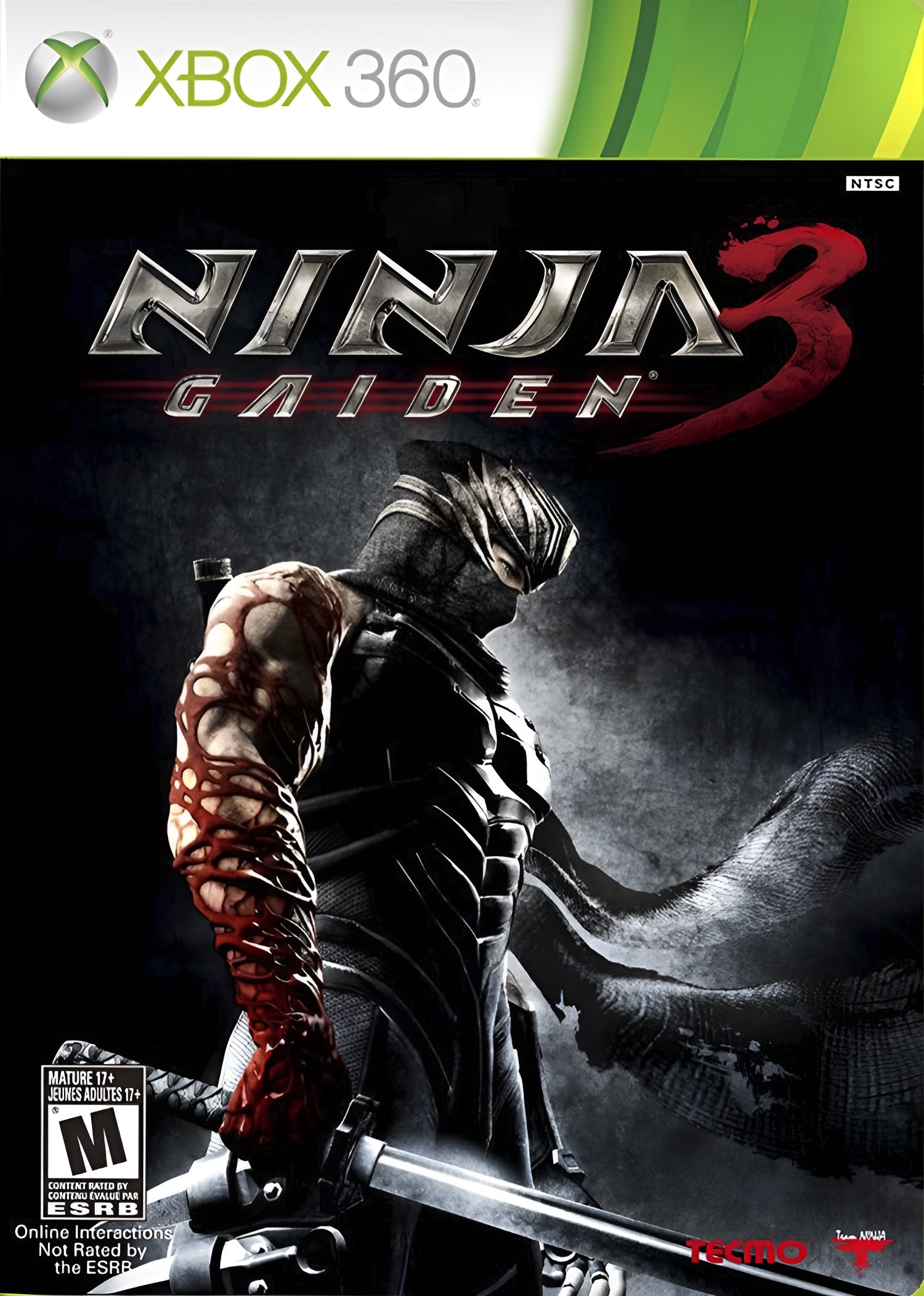 Ninja Gaiden 3 Xbox 360 - Video Game - Used - CaveGamers