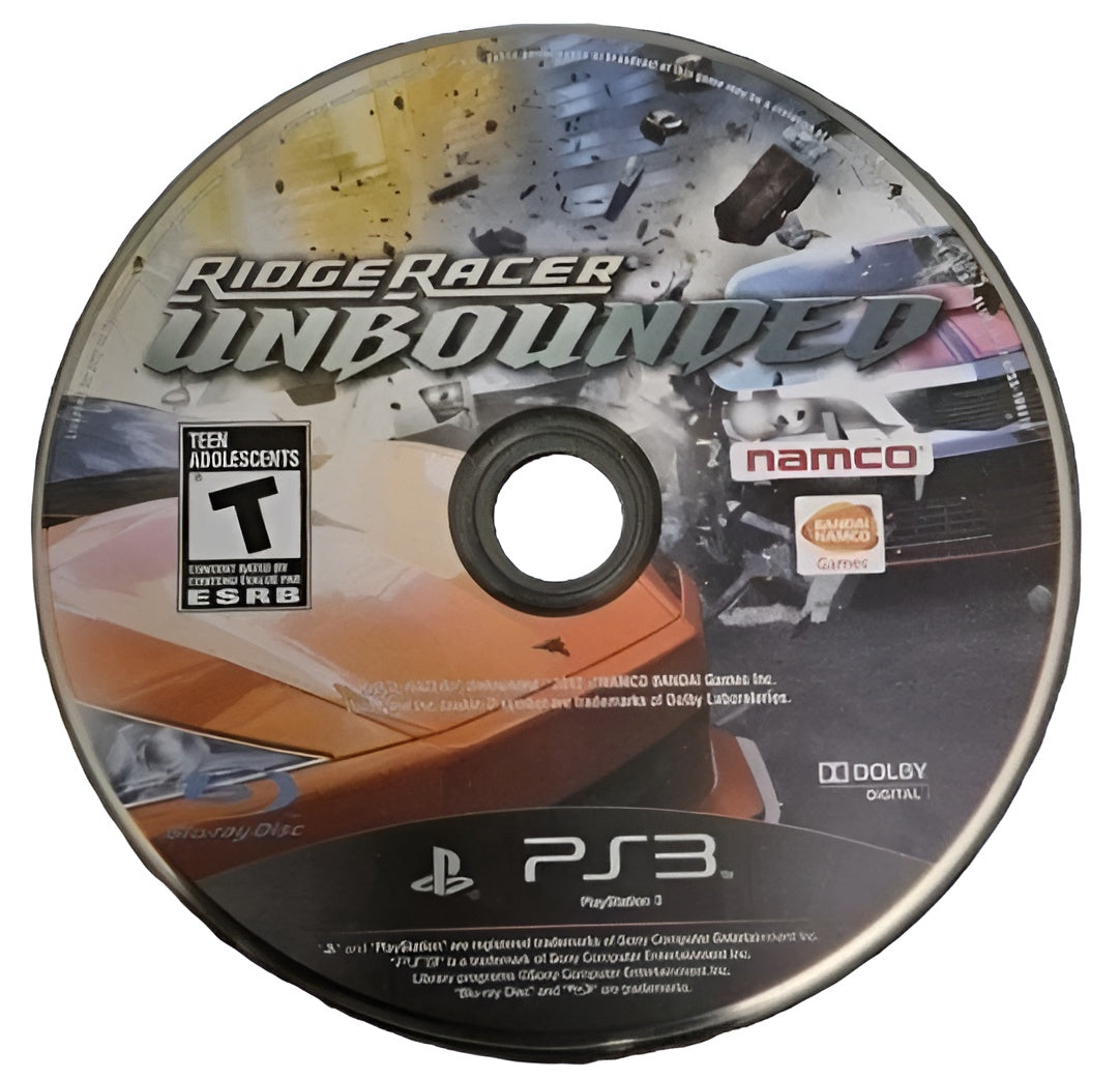 Ridge Racer Unbounded PS3 - Video Game - Used - CaveGamers - Image 3